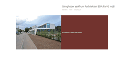 Desktop Screenshot of gw-architekten.de