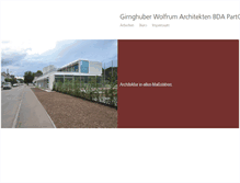 Tablet Screenshot of gw-architekten.de